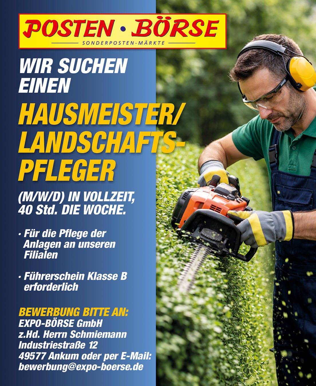 Jobangebot für Lager/Quakenbrück