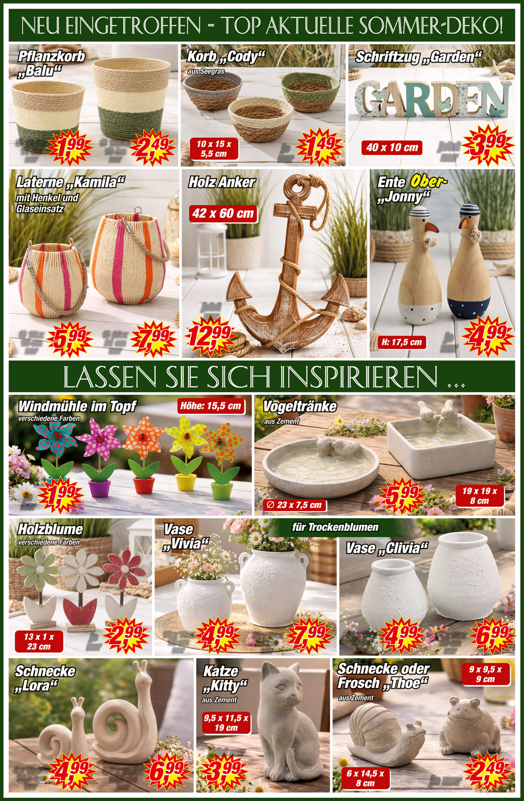 Angebote Sommer-Deko